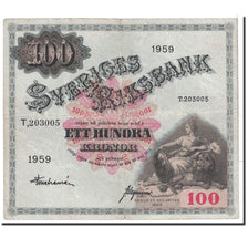Banknote, Sweden, 100 Kronor, 1959, Undated, KM:48a, EF(40-45)