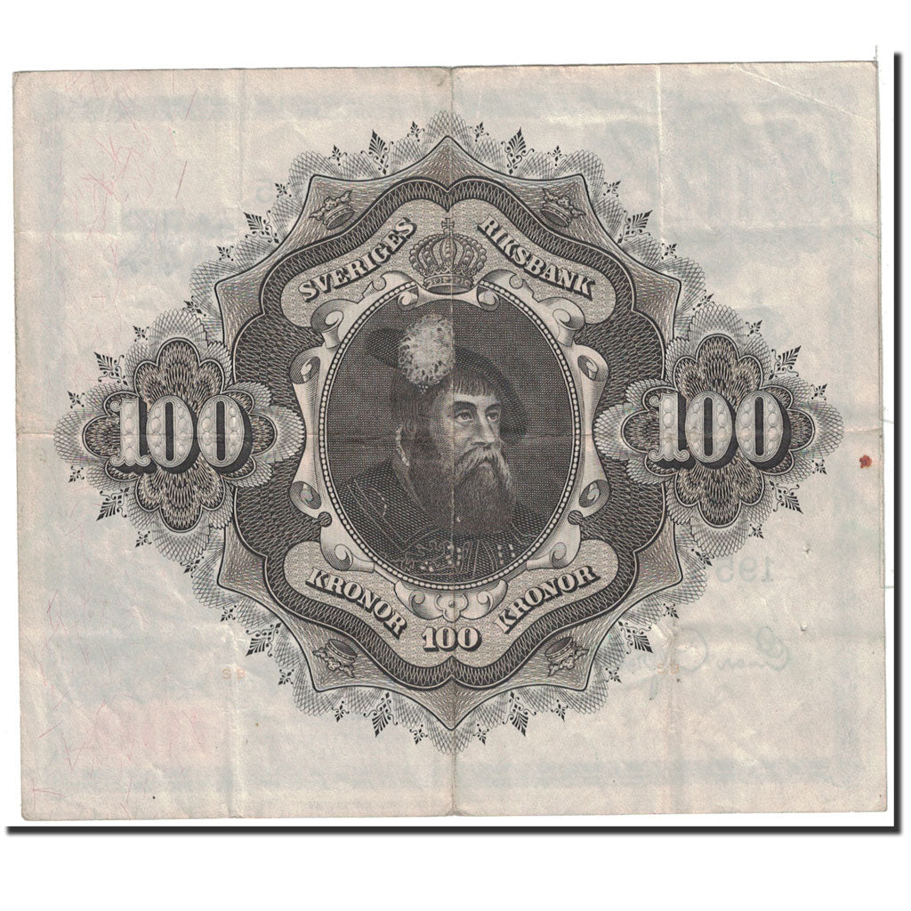Banknote, Sweden, 100 Kronor, 1955, Undated, KM:45a, EF(40-45)