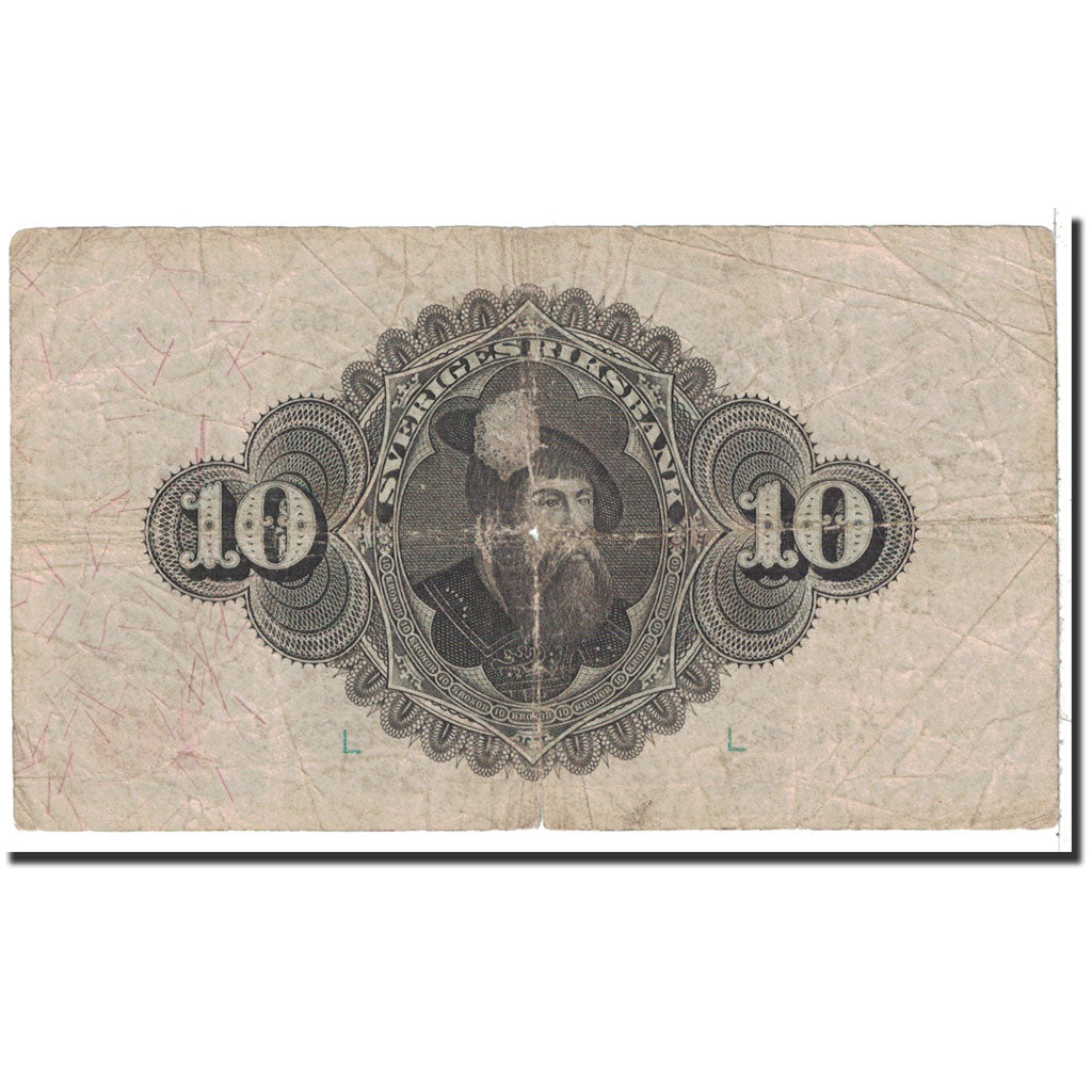 Suède, 5 Kronor, 1939, KM:33v, TB