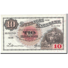 Banknote, Sweden, 10 Kronor, 1938, Undated, KM:34u, UNC(65-70)