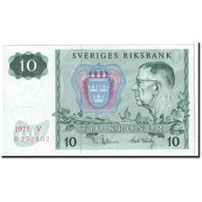 Banknote, Sweden, 10 Kronor, 1971, Undated, KM:52c, UNC(65-70)