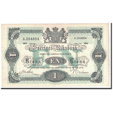 Suède, 1 Krona, 1914, KM:32a, SPL+