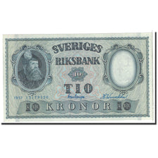 Banknote, Sweden, 10 Kronor, 1957, Undated, KM:43e, UNC(65-70)