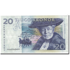 Banknot, Szwecja, 20 Kronor, 1991, Undated, KM:61a, UNC(65-70)