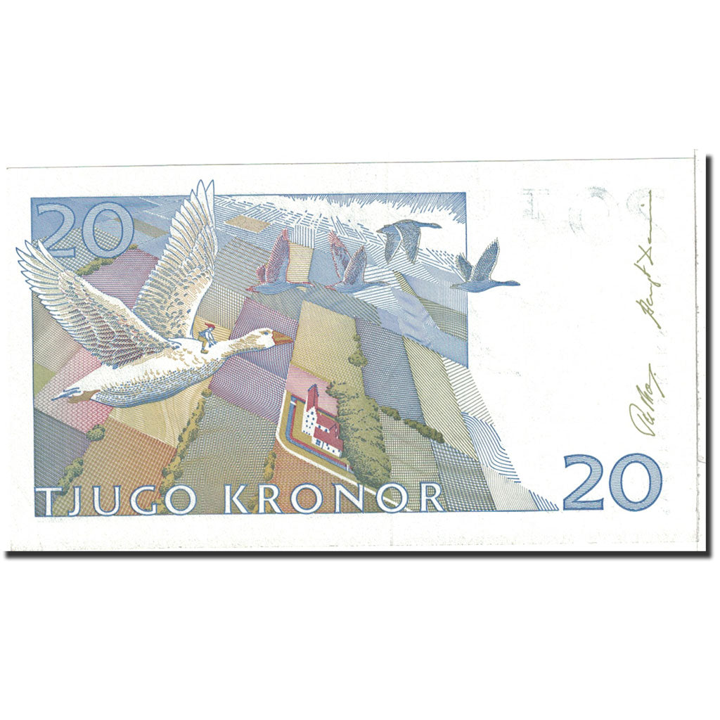 Banknote, Sweden, 20 Kronor, 1991, Undated, KM:61a, UNC(65-70)