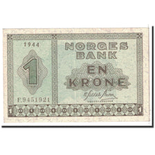 Norway, 1 Krone, 1944, KM:15a, AU(50-53)