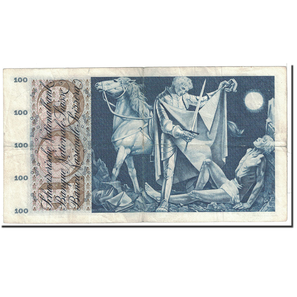 Switzerland, 100 Franken, 1964, KM:49f, 1964-04-02, EF(40-45)
