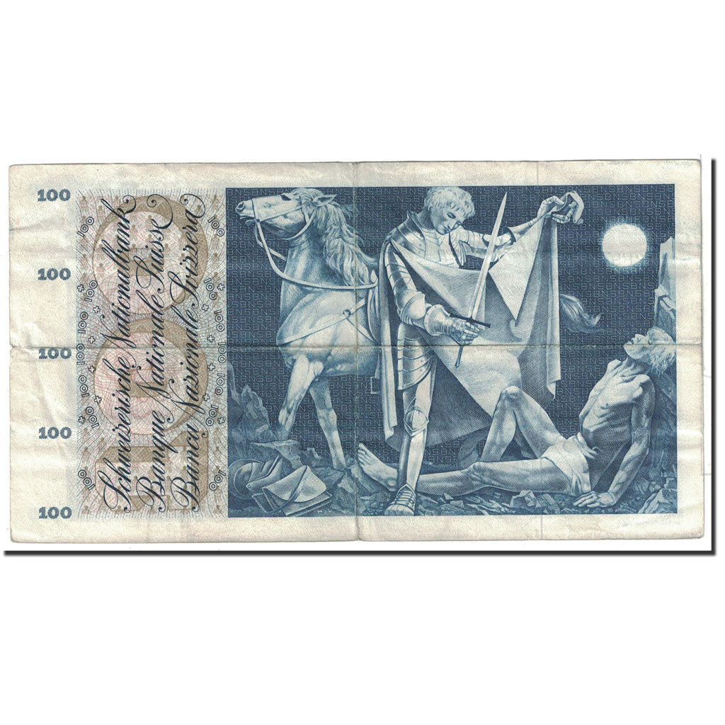 Switzerland, 100 Franken, 1965, KM:49g, 1965-01-21, EF(40-45)