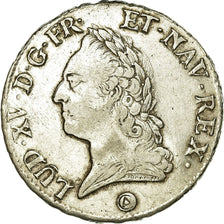 Moneda, Francia, Louis XV, Écu à la vieille tête, Ecu, 1771, Perpignan, MBC+