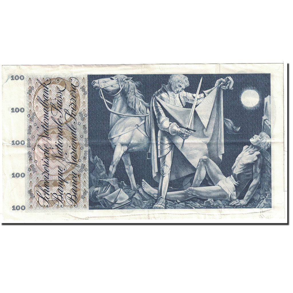 Banknote, Switzerland, 100 Franken, 1971, 1971-02-10, KM:49m, EF(40-45)