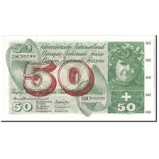 Banknote, Switzerland, 50 Franken, 1972, 1972-01-24, KM:48l, UNC(60-62)