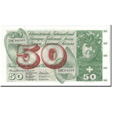 Geldschein, Schweiz, 50 Franken, 1972, 1972-01-24, KM:48l, VZ+