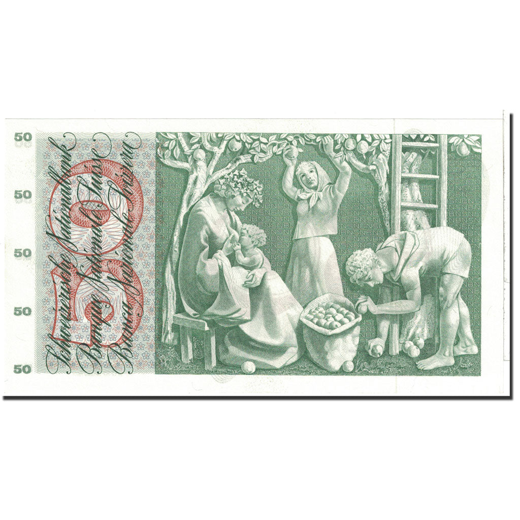Switzerland, 50 Franken, 1972, KM:48l, 1972-01-24, UNC(60-62)