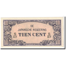 Banknote, Netherlands Indies, 10 Cents, 1942, Undated, KM:121c, UNC(65-70)