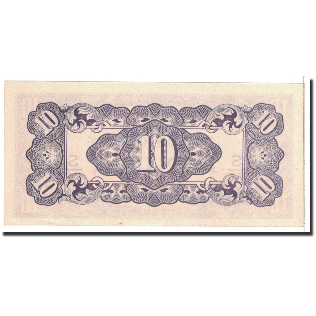 Banknote, Netherlands Indies, 10 Cents, 1942, Undated, KM:121c, UNC(65-70)