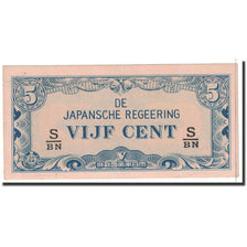 Geldschein, Netherlands Indies, 5 Cents, 1942, Undated, KM:120c, VZ