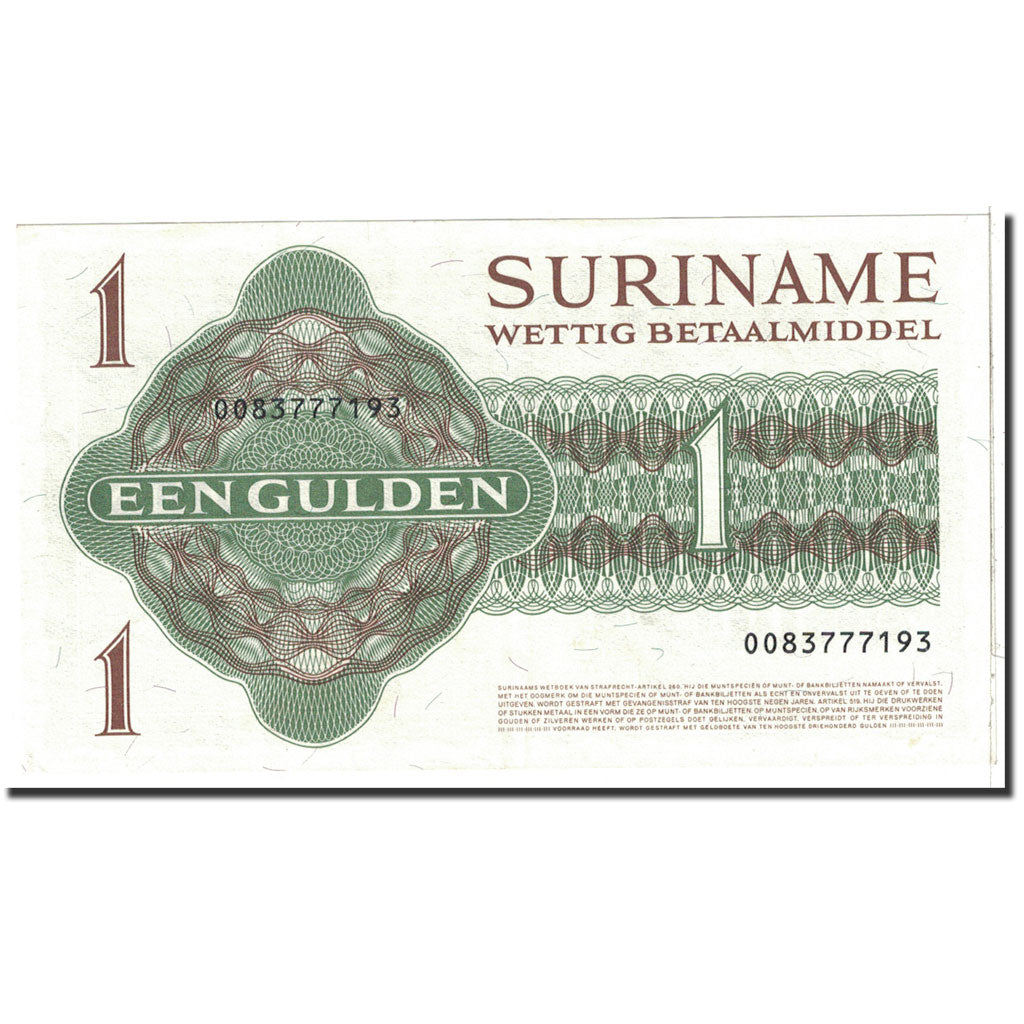 Surinam, 1 Gulden, 1986, 1986-10-01, KM:116i, UNC(63)