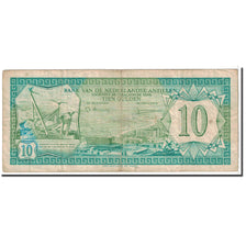 Banknote, Netherlands Antilles, 10 Gulden, 1979, 1979-07-14, KM:16a, VF(30-35)