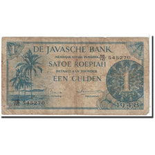 Netherlands Indies, 1 Gulden, 1948, KM:98, TB