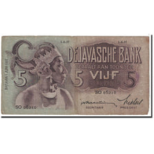 Billete, 5 Gulden, 1937, Indias holandesas, KM:78a, 1937-06-01, MBC