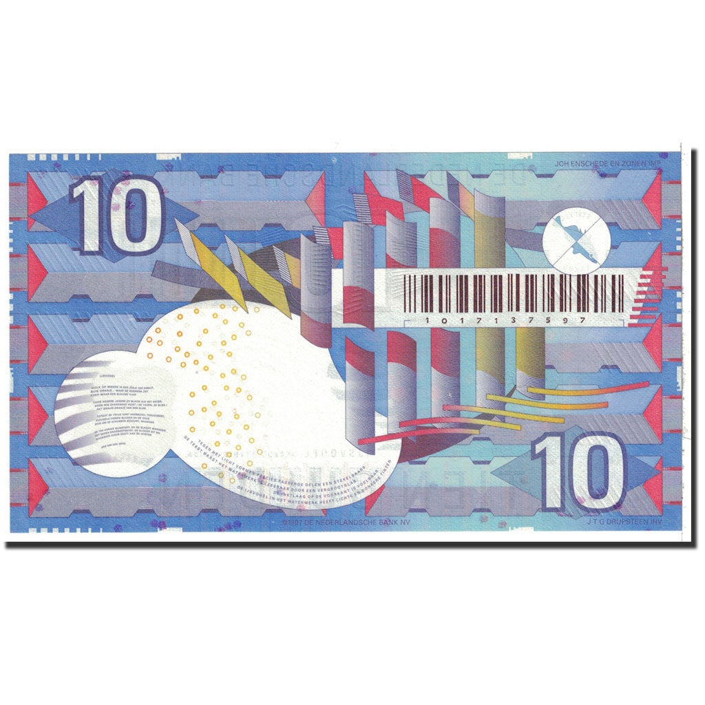 Netherlands, 10 Gulden, 1997, KM:99, 1997-07-01, UNC(65-70)