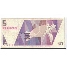 Aruba, 5 Florin, 1990, 1990-01-01, KM:6, EF(40-45)