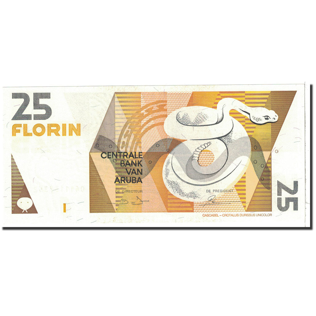 Banknote, Aruba, 25 Florin, 1990, 1990-01-01, KM:8, UNC(65-70)