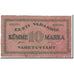 Banconote, Estonia, 10 Marka, 1922, KM:53a, Undated, MB