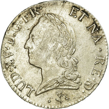 France, Louis XV, Écu de Béarn à la vieille tête, 1772, Pau, Silver