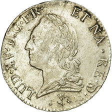 Francja, Louis XV, Écu de Béarn à la vieille tête, 1772, Pau, Srebro