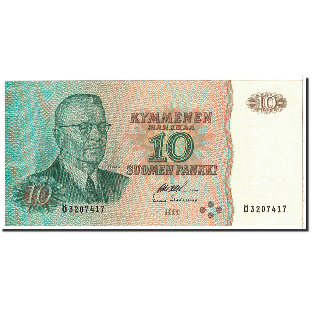 Finland, 10 Markkaa, 1980, KM:111a, UNC(65-70)