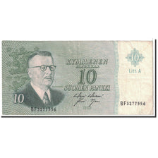 Billet, Finlande, 10 Markkaa, 1963, Undated, KM:104a, TTB