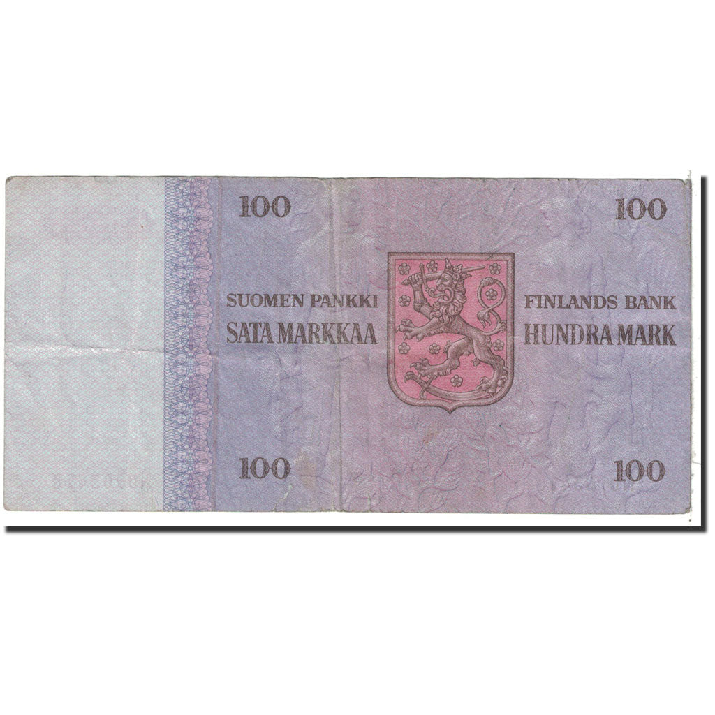 Banknote, Finland, 100 Markkaa, 1976, Undated, KM:109a, EF(40-45)