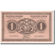 Finland, 1 Markka, 1918, KM:35, AU(55-58)