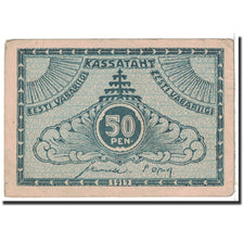 Banknote, Estonia, 50 Penni, 1919, Undated, KM:42a, EF(40-45)
