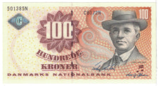 Dinamarca, 100 Kroner, 2007, KM:61g, UNC