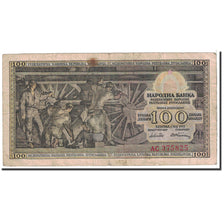 Biljet, Joegoslaviëe, 100 Dinara, 1953, 1953-05-01, KM:68, TB
