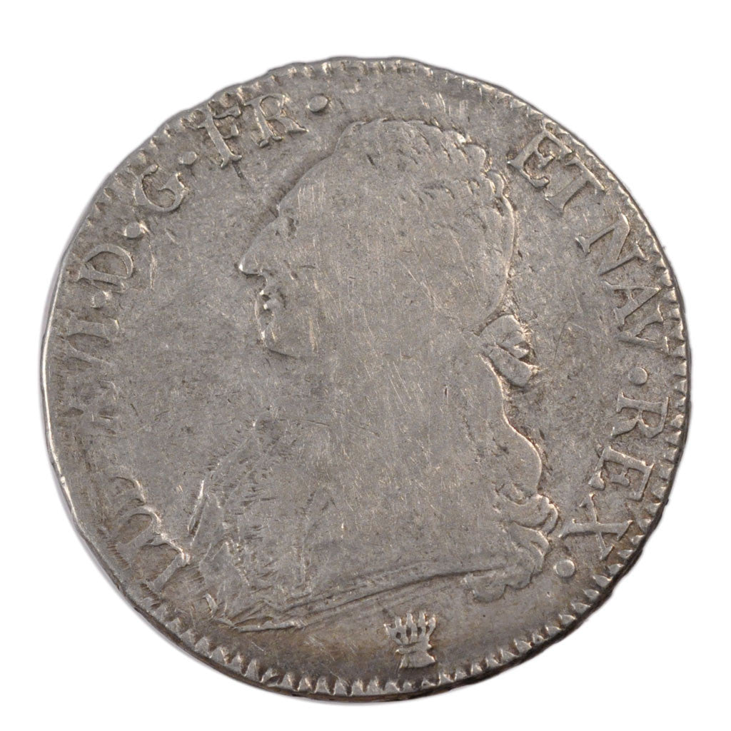 FRANCE, Écu aux branches d'olivier, ECU, 1779, Limoges, KM #564.7, VF(30-35), ..