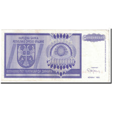 Billete, 5 Milliard Dinara, 1993, Croacia, KM:R18a, Undated, EBC