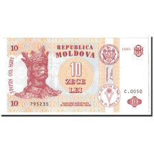 Moldova, 10 Lei, 1995, KM:10b, UNC(65-70)
