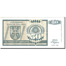 Banknote, Croatia, 50 Dinara, 1992, Undated, KM:R2a, AU(50-53)