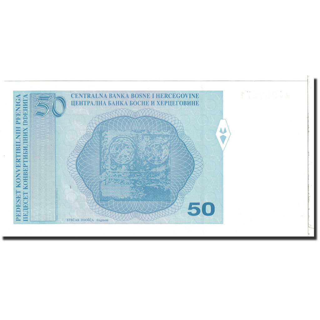 Geldschein, Bosnia - Herzegovina, 50 Convertible Pfeniga, 1998, Undated, KM:57a
