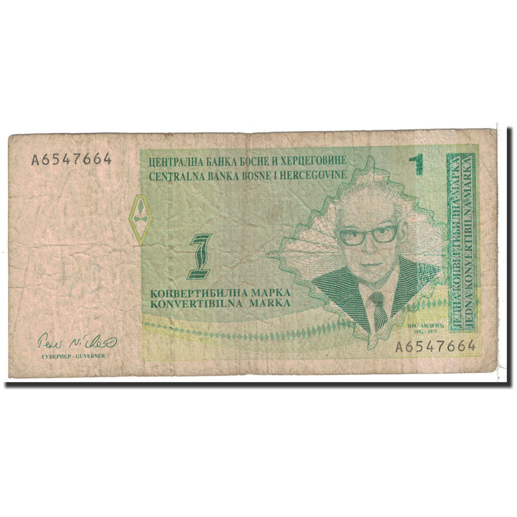 Bosnia - Herzegovina, 1 Convertible Marka, 1998, KM:60, VG(8-10)