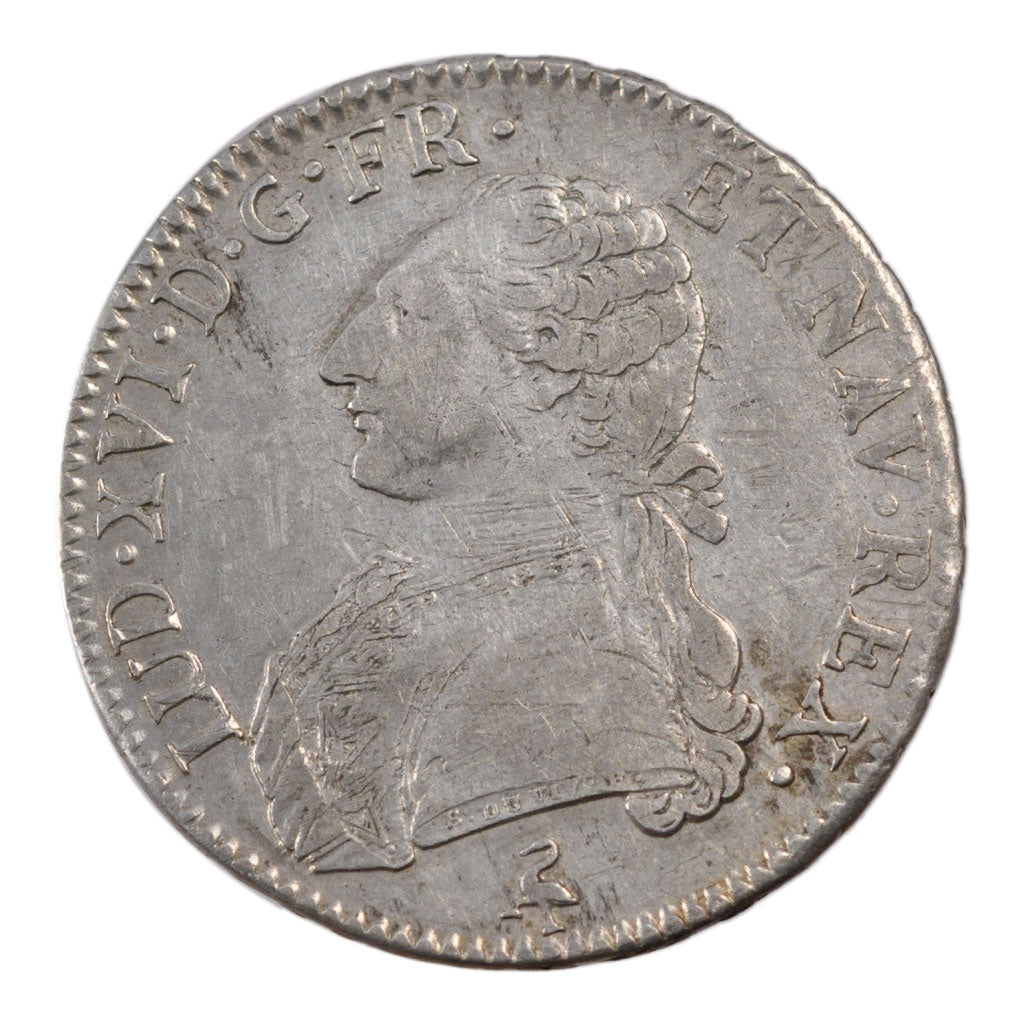 FRANCE, Écu aux branches d'olivier, ECU, 1784, Paris, KM #564.1, EF(40-45), ...