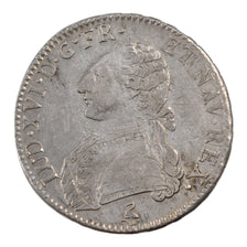 FRANCE, Écu aux branches d'olivier, ECU, 1784, Paris, KM #564.1, EF(40-45), ...