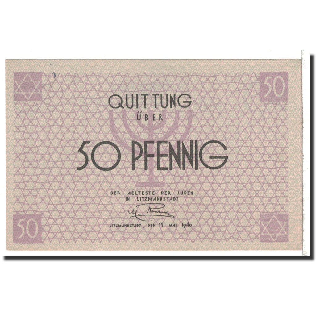 Banknote, Poland, 50 Pfennig, 1940, 1940-05-15, UNC(65-70)