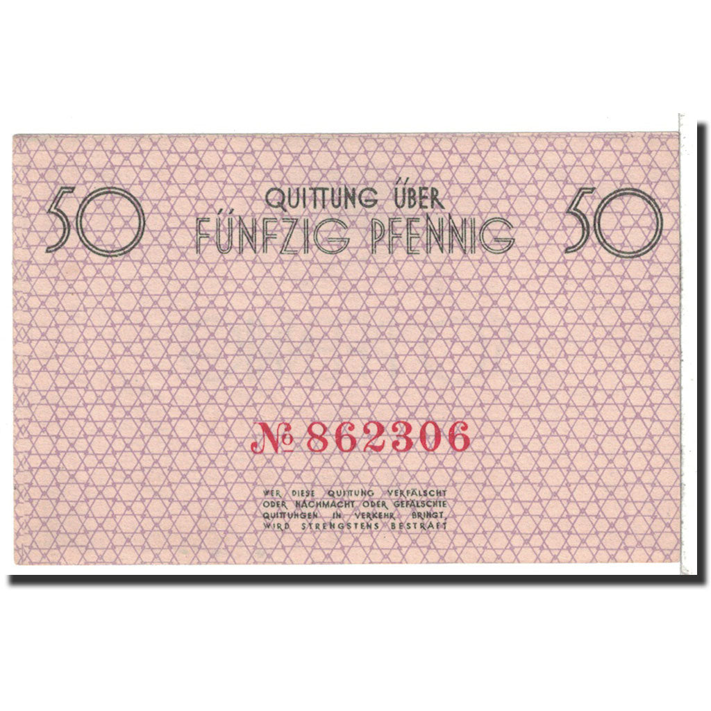 Banknote, Poland, 50 Pfennig, 1940, 1940-05-15, UNC(65-70)