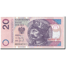 Poland, 20 Zlotych, 1994, KM:174a, 1994-03-25, UNC(64)