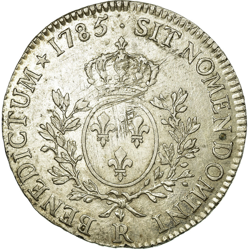 France, Louis XVI, Ecu aux branches d'olivier, 1785, Orléans, Silver