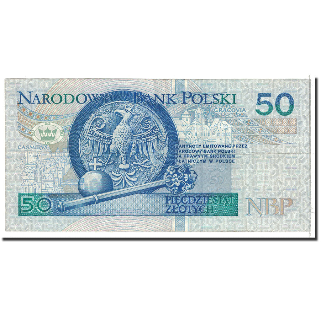 Poland, 50 Zlotych, 1994, KM:175a, 1994-03-25, EF(40-45)
